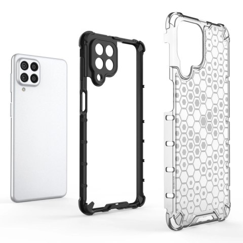 Honeycomb etui pancerny pokrowiec z żelową ramką Samsung Galaxy M53 5G przezroczysty Honeycomb etui pancerny pokrowiec z żelową ramką Samsung Galaxy M53 5G przezroczysty