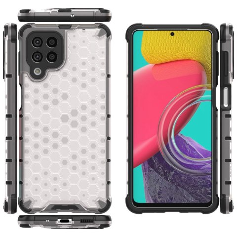 Honeycomb etui pancerny pokrowiec z żelową ramką Samsung Galaxy M53 5G przezroczysty Honeycomb etui pancerny pokrowiec z żelową ramką Samsung Galaxy M53 5G przezroczysty