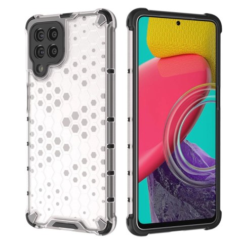 Honeycomb etui pancerny pokrowiec z żelową ramką Samsung Galaxy M53 5G przezroczysty Honeycomb etui pancerny pokrowiec z żelową ramką Samsung Galaxy M53 5G przezroczysty