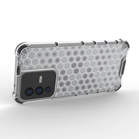 Honeycomb etui pancerny pokrowiec z żelową ramką Vivo V23 5G przezroczysty Honeycomb etui pancerny pokrowiec z żelową ramką Vivo V23 5G przezroczysty