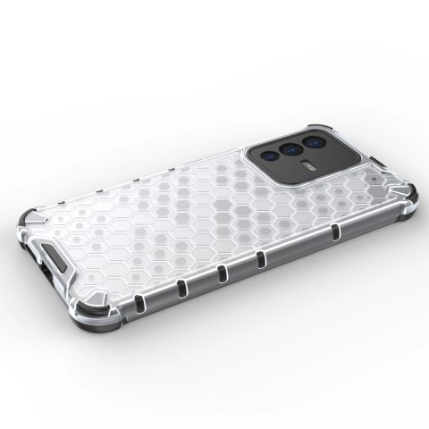 Honeycomb etui pancerny pokrowiec z żelową ramką Vivo V23 5G przezroczysty Honeycomb etui pancerny pokrowiec z żelową ramką Vivo V23 5G przezroczysty