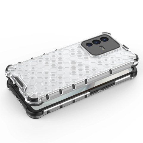 Honeycomb etui pancerny pokrowiec z żelową ramką Vivo V23 5G przezroczysty Honeycomb etui pancerny pokrowiec z żelową ramką Vivo V23 5G przezroczysty