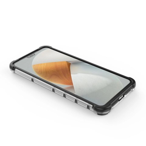 Honeycomb etui pancerny pokrowiec z żelową ramką Vivo V23 5G przezroczysty Honeycomb etui pancerny pokrowiec z żelową ramką Vivo V23 5G przezroczysty