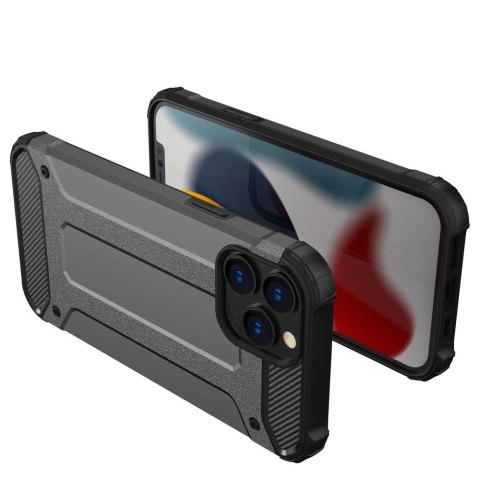 Hybrid Armor etui iPhone 14 Pro pancerny hybrydowy pokrowiec czarny Hybrid Armor etui iPhone 14 Pro pancerny hybrydowy pokrowiec czarny