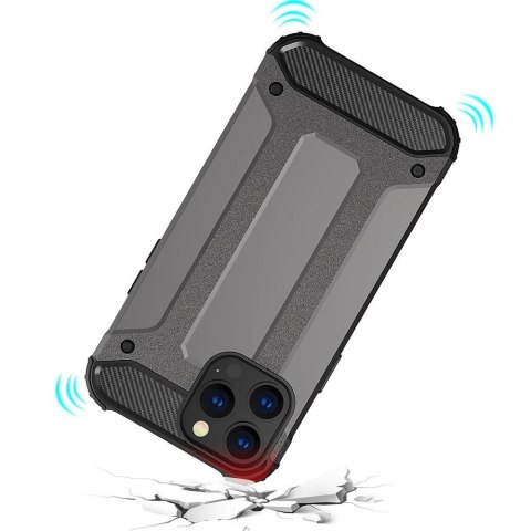 Hybrid Armor etui iPhone 14 Pro pancerny hybrydowy pokrowiec czarny Hybrid Armor etui iPhone 14 Pro pancerny hybrydowy pokrowiec czarny