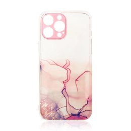 Marble Case etui do Samsung Galaxy A52s 5G / A52 5G / A52 4G żelowy pokrowiec marmur różowy