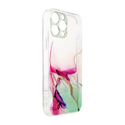 Marble Case etui do iPhone 12 Pro Max żelowy pokrowiec marmur miętowy Marble Case etui do iPhone 12 Pro Max żelowy pokrowiec marmur miętowy