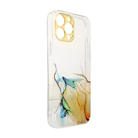 Marble Case etui do iPhone 13 Pro Max żelowy pokrowiec marmur pomarańczowy Marble Case etui do iPhone 13 Pro Max żelowy pokrowiec marmur pomarańczowy