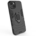 Ring Armor etui do iPhone 14 Plus pancerny pokrowiec uchwyt magnetyczny ring czarne