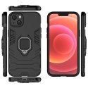 Ring Armor etui do iPhone 14 Plus pancerny pokrowiec uchwyt magnetyczny ring czarne