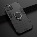 Ring Armor etui do iPhone 14 Plus pancerny pokrowiec uchwyt magnetyczny ring czarne
