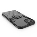 Ring Armor etui do iPhone 14 Plus pancerny pokrowiec uchwyt magnetyczny ring czarne