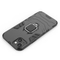 Ring Armor etui do iPhone 14 Plus pancerny pokrowiec uchwyt magnetyczny ring czarne
