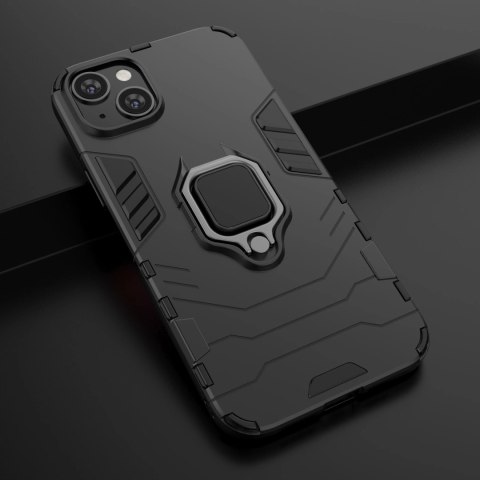 Ring Armor etui do iPhone 14 Pro Max pancerny pokrowiec uchwyt magnetyczny ring czarne Ring Armor etui do iPhone 14 Pro Max pancerny pokrowiec uchwyt magnetyczny ring czarne