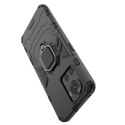 Ring Armor pancerne hybrydowe etui pokrowiec + magnetyczny uchwyt OnePlus Ace czarny
