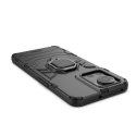 Ring Armor pancerne hybrydowe etui pokrowiec + magnetyczny uchwyt OnePlus Ace czarny