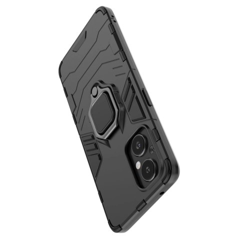 Ring Armor pancerne hybrydowe etui pokrowiec + magnetyczny uchwyt OnePlus Nord N20 5G czarny Ring Armor pancerne hybrydowe etui pokrowiec + magnetyczny uchwyt OnePlus Nord N20 5G czarny