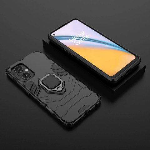 Ring Armor pancerne hybrydowe etui pokrowiec + magnetyczny uchwyt OnePlus Nord N20 5G czarny Ring Armor pancerne hybrydowe etui pokrowiec + magnetyczny uchwyt OnePlus Nord N20 5G czarny