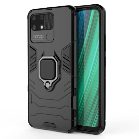 Ring Armor pancerne hybrydowe etui pokrowiec + magnetyczny uchwyt Realme Narzo 50A czarny Ring Armor pancerne hybrydowe etui pokrowiec + magnetyczny uchwyt Realme Narzo 50A czarny