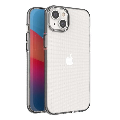 Spring Case etui iPhone 14 Plus silikonowy pokrowiec z ramką czarne Spring Case etui iPhone 14 Plus silikonowy pokrowiec z ramką czarne
