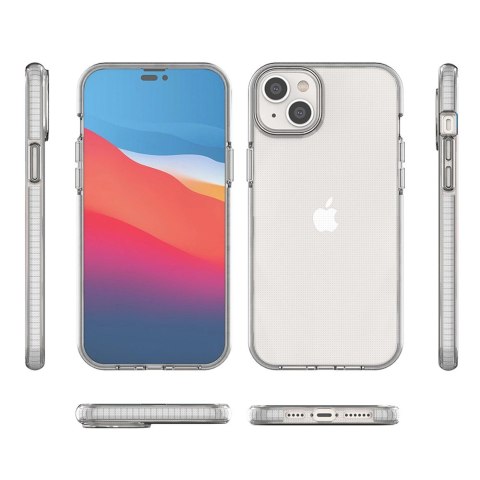 Spring Case etui iPhone 14 Plus silikonowy pokrowiec z ramką czarne Spring Case etui iPhone 14 Plus silikonowy pokrowiec z ramką czarne