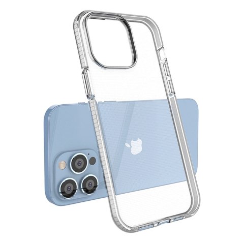 Spring Case etui iPhone 14 Pro Max silikonowy pokrowiec z ramką czarne Spring Case etui iPhone 14 Pro Max silikonowy pokrowiec z ramką czarne