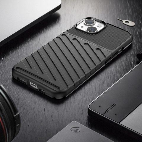 Thunder Case etui iPhone 14 Plus pancerny pokrowiec czarny Thunder Case etui iPhone 14 Plus pancerny pokrowiec czarny