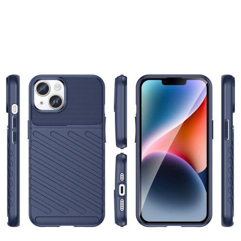 Thunder Case etui iPhone 14 Plus pancerny pokrowiec niebieski Thunder Case etui iPhone 14 Plus pancerny pokrowiec niebieski