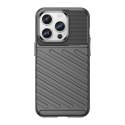 Thunder Case etui iPhone 14 Pro pancerny pokrowiec czarny Thunder Case etui iPhone 14 Pro pancerny pokrowiec czarny