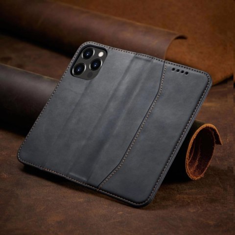 Magnet Fancy Case etui iPhone 14 Plus pokrowiec z klapką portfel podstawka czarne Magnet Fancy Case etui iPhone 14 Plus pokrowiec z klapką portfel podstawka czarne