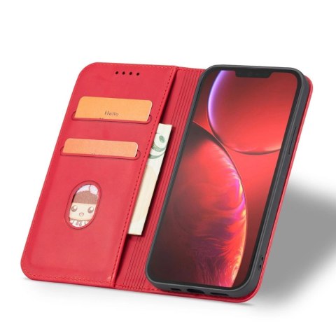 Magnet Fancy Case etui iPhone 14 Pro Max pokrowiec z klapką portfel podstawka czerwone Magnet Fancy Case etui iPhone 14 Pro Max pokrowiec z klapką portfel podstawka czerwone