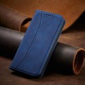 Magnet Fancy Case etui iPhone 14 Pro Max pokrowiec z klapką portfel podstawka niebieskie