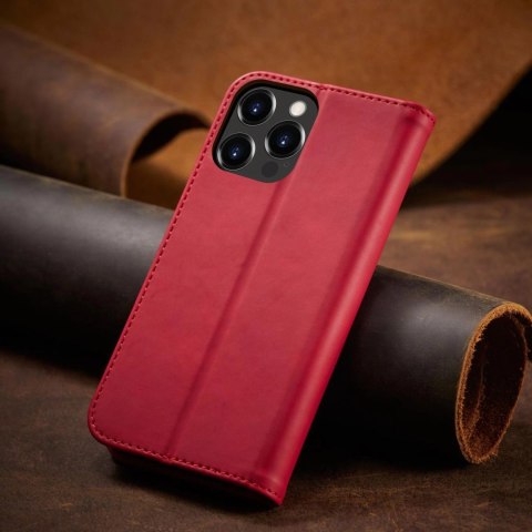 Magnet Fancy Case etui iPhone 14 Pro pokrowiec z klapką portfel podstawka czerwone Magnet Fancy Case etui iPhone 14 Pro pokrowiec z klapką portfel podstawka czerwone