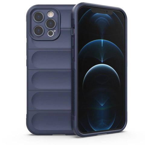 Magic Shield Case etui do iPhone 12 Pro Max elastyczny pancerny pokrowiec ciemnoniebieski Magic Shield Case etui do iPhone 12 Pro Max elastyczny pancerny pokrowiec ciemnoniebieski