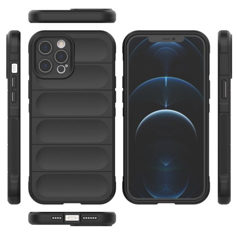 Magic Shield Case etui do iPhone 12 Pro Max elastyczny pancerny pokrowiec ciemnoniebieski Magic Shield Case etui do iPhone 12 Pro Max elastyczny pancerny pokrowiec ciemnoniebieski