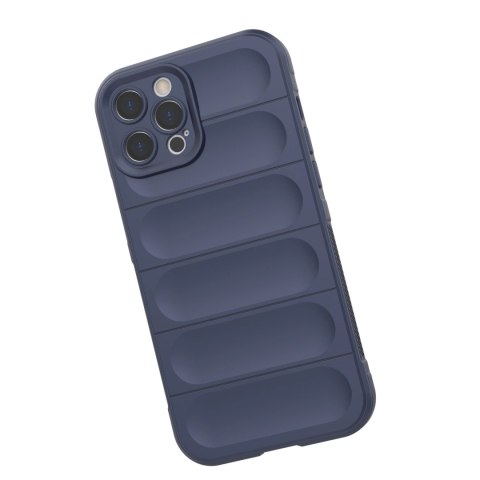 Magic Shield Case etui do iPhone 12 Pro Max elastyczny pancerny pokrowiec ciemnoniebieski Magic Shield Case etui do iPhone 12 Pro Max elastyczny pancerny pokrowiec ciemnoniebieski