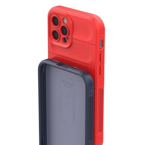 Magic Shield Case etui do iPhone 12 Pro elastyczny pancerny pokrowiec burgundowy Magic Shield Case etui do iPhone 12 Pro elastyczny pancerny pokrowiec burgundowy