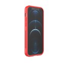 Magic Shield Case etui do iPhone 12 Pro elastyczny pancerny pokrowiec burgundowy