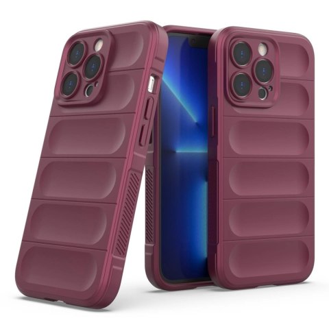 Magic Shield Case etui do iPhone 13 Pro Max elastyczny pancerny pokrowiec burgundowy Magic Shield Case etui do iPhone 13 Pro Max elastyczny pancerny pokrowiec burgundowy
