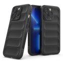 Magic Shield Case etui do iPhone 13 Pro Max elastyczny pancerny pokrowiec ciemnoniebieski