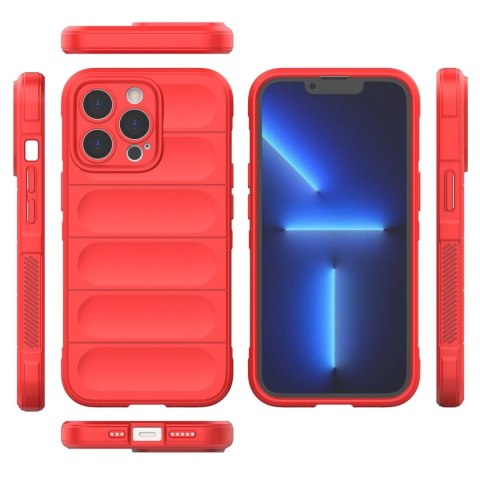Magic Shield Case etui do iPhone 13 Pro Max elastyczny pancerny pokrowiec czerwony Magic Shield Case etui do iPhone 13 Pro Max elastyczny pancerny pokrowiec czerwony