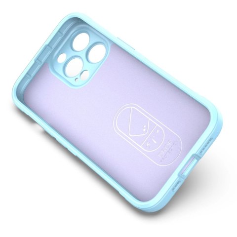 Magic Shield Case etui do iPhone 13 Pro Max elastyczny pancerny pokrowiec jasnoniebieski Magic Shield Case etui do iPhone 13 Pro Max elastyczny pancerny pokrowiec jasnoniebieski