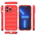 Magic Shield Case etui do iPhone 13 Pro elastyczny pancerny pokrowiec czerwony
