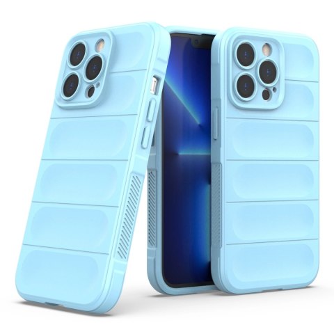 Magic Shield Case etui do iPhone 13 Pro elastyczny pancerny pokrowiec jasnoniebieski Magic Shield Case etui do iPhone 13 Pro elastyczny pancerny pokrowiec jasnoniebieski