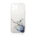 Marble Case etui do iPhone 12 Pro żelowy pokrowiec marmur niebieski Marble Case etui do iPhone 12 Pro żelowy pokrowiec marmur niebieski
