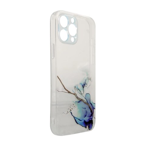 Marble Case etui do iPhone 12 Pro żelowy pokrowiec marmur niebieski Marble Case etui do iPhone 12 Pro żelowy pokrowiec marmur niebieski