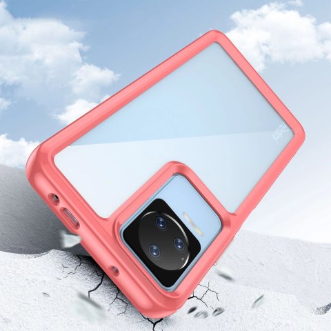 Outer Space Case etui do Xiaomi Poco F4 5G pokrowiec z elastyczną ramką czerwone Outer Space Case etui do Xiaomi Poco F4 5G pokrowiec z elastyczną ramką czerwone