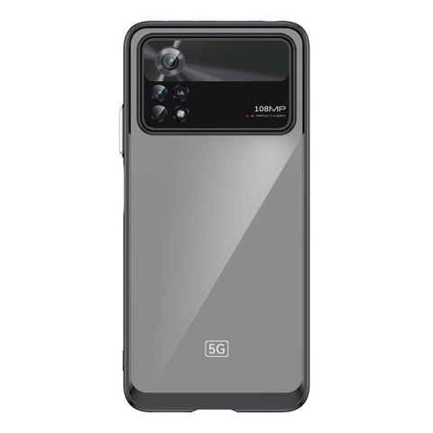 Outer Space Case etui Xiaomi Poco X4 Pro 5G pokrowiec z elastyczną ramką czarne Outer Space Case etui Xiaomi Poco X4 Pro 5G pokrowiec z elastyczną ramką czarne