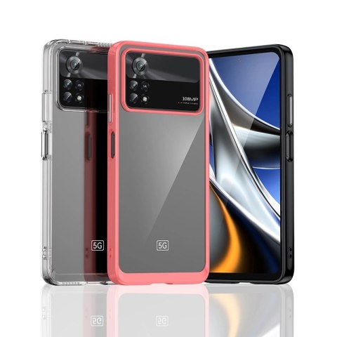 Outer Space Case etui Xiaomi Poco X4 Pro 5G pokrowiec z elastyczną ramką czarne Outer Space Case etui Xiaomi Poco X4 Pro 5G pokrowiec z elastyczną ramką czarne
