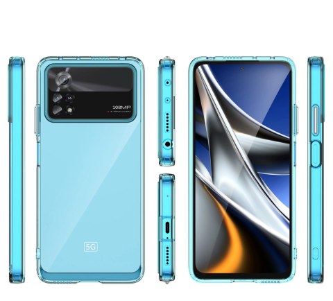Outer Space Case etui Xiaomi Poco X4 Pro 5G pokrowiec z elastyczną ramką czarne Outer Space Case etui Xiaomi Poco X4 Pro 5G pokrowiec z elastyczną ramką czarne